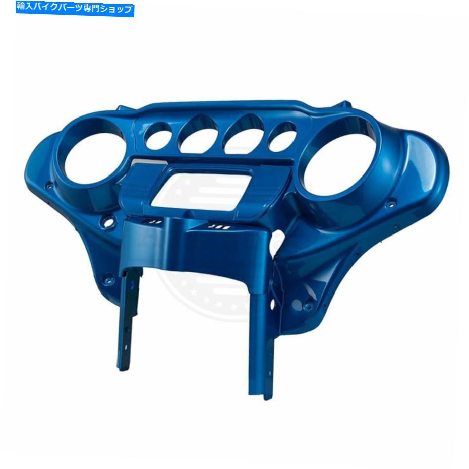 Inner Fairing 2014-2020ハーレーストリートツーリングのための電気青いバットウィングのインナーカウルフェアリングキャップ Electric Blue Batwing Inner Cowl Fairing Cap For 2014-2020 Harley Street Touring【並行輸入品】