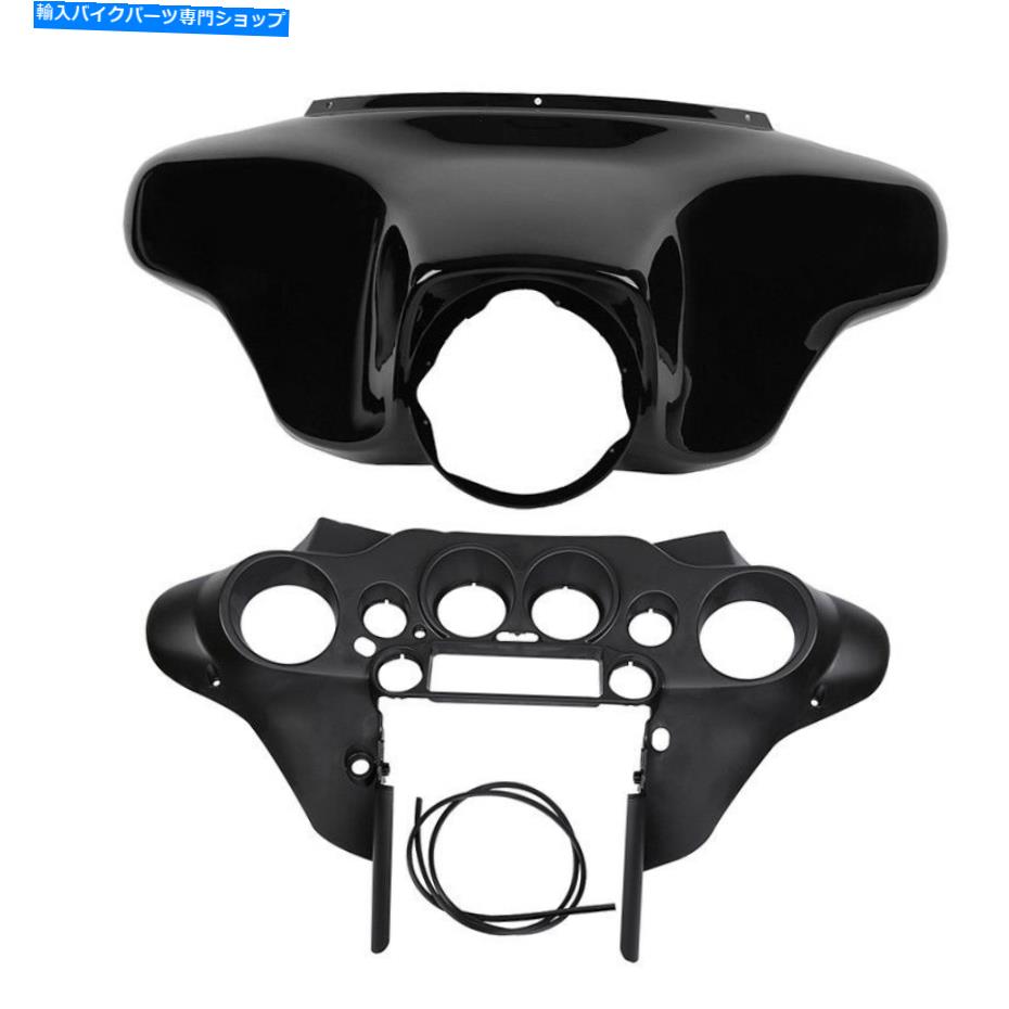 Inner Fairing ブラックのABSバットウィングインナーアウターフェアリングフィットハーレーツーリングストリートギルド96-13 Black ABS Batwing Inner Outer Fairing Fit For Harley Touring Street Gilde 96-13【並行輸入品】 59,146円