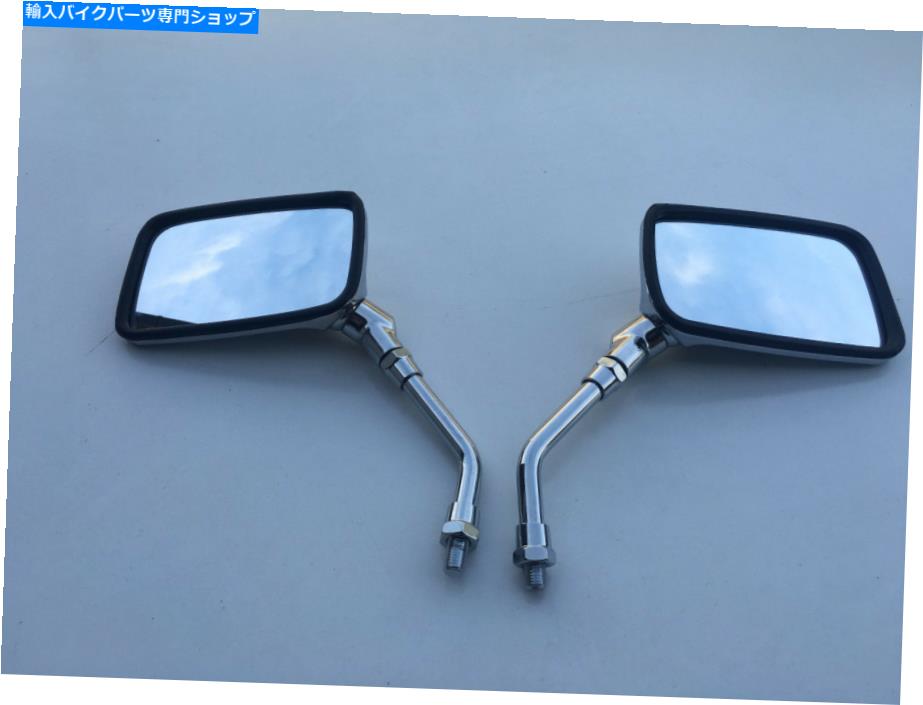 Mirror Suzuki GZ125 GN125 GSF600 GSF1200用クローム電子マーク付きミラー対 CHROME E-MARKED MIRRORS PAIR FOR SUZUKI GZ125 GN125 GSF600 GSF1200【並行輸入品】