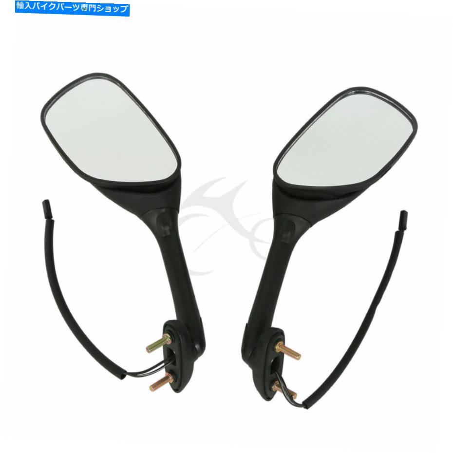 Mirror 鈴木GSXR750 GSXR600 2006-2015のためのターンシグナルフィットを持つリアビューミラー Rear view Mirrors with Turn Signal Fit For Suzuki GSXR750 GSXR600 2006-2015【並行輸入品】