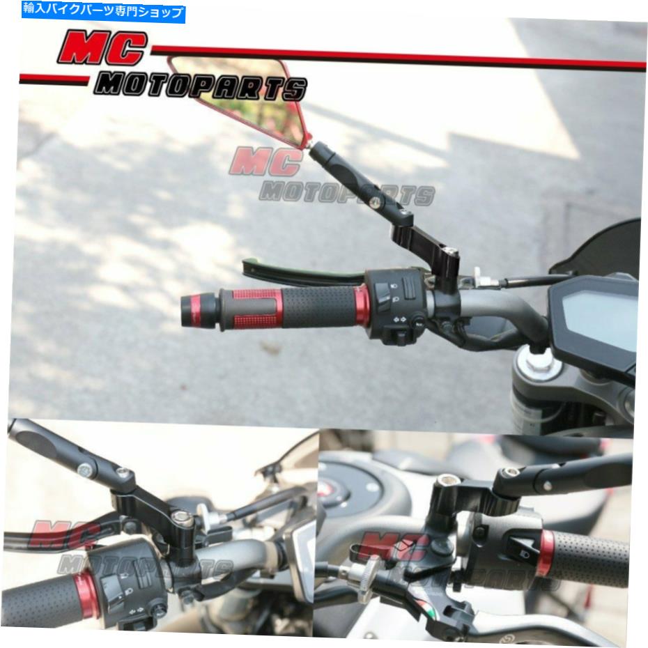 Mirror ミラーライザーエクステンダアダプタフィットホンダX-ADV 2017-2019 17 18 19 Mirror Riser Extender Adapter Fit Honda X-ADV 2017-2019 17 18 19【並行輸入品】