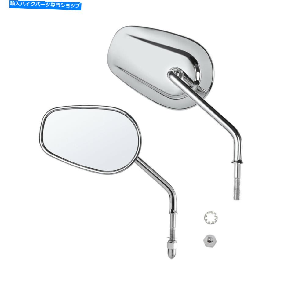 Mirror Harley Davidson Sportster XL 1200 883 FLSTC FLSTF用クロームリアビューミラー Chrome Rear View Mirrors For Harley Davidson Sportster XL 1200 883 FLSTC FLSTF【並行輸入品】