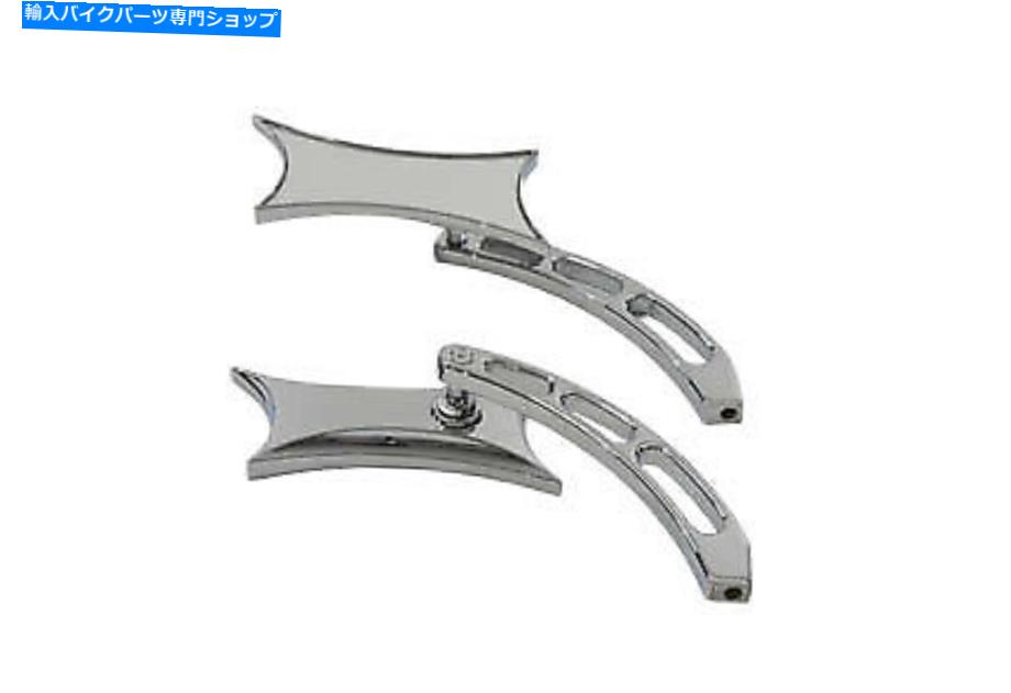 Mirror 斜めのミラーセットビレットクロム Oblique Mirror Set Billet Chrome【並行輸入品】