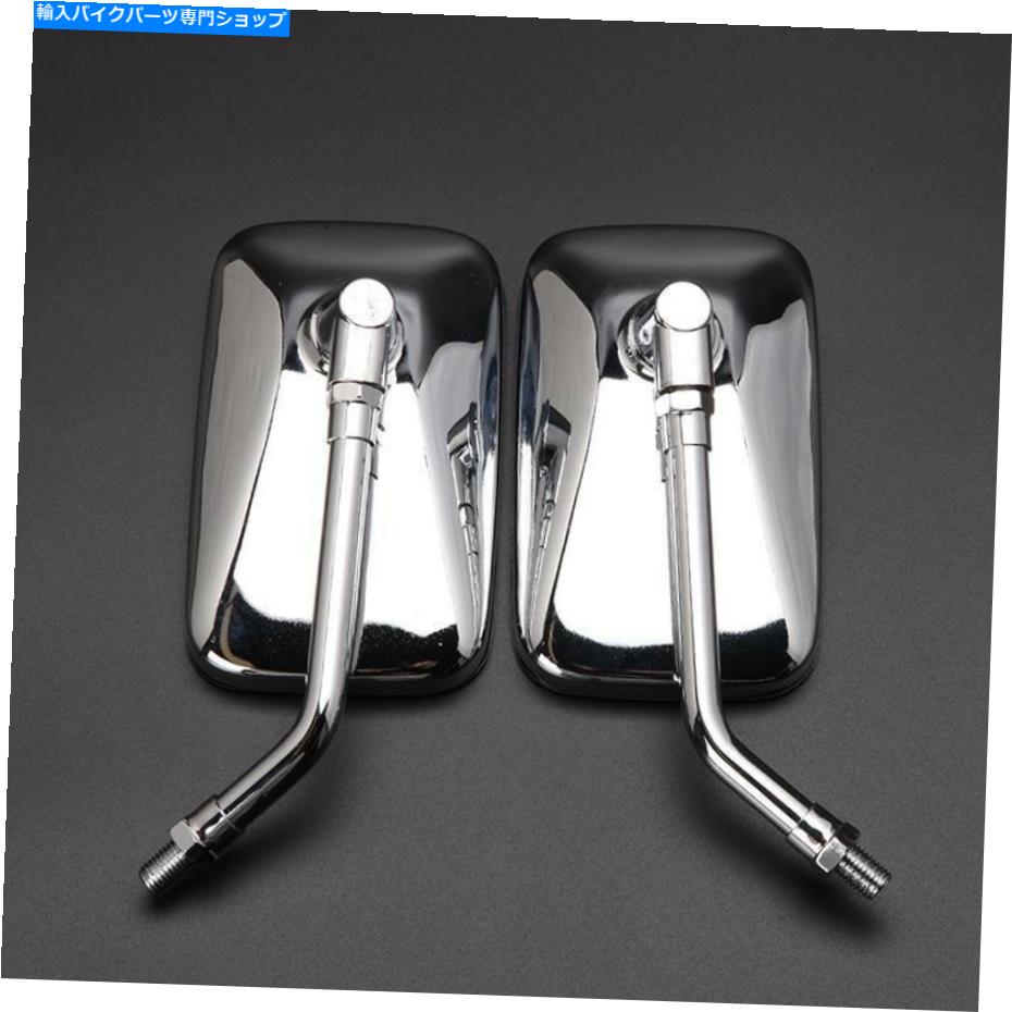 Mirror ホンダシャドウSaber VT VF 700 750 1100のための長方形のオートバイのバックミラー Rectangle Motorcycle Rearview Mirrors For Honda Shadow Sabre VT VF 700 750 1100【並行輸入品】