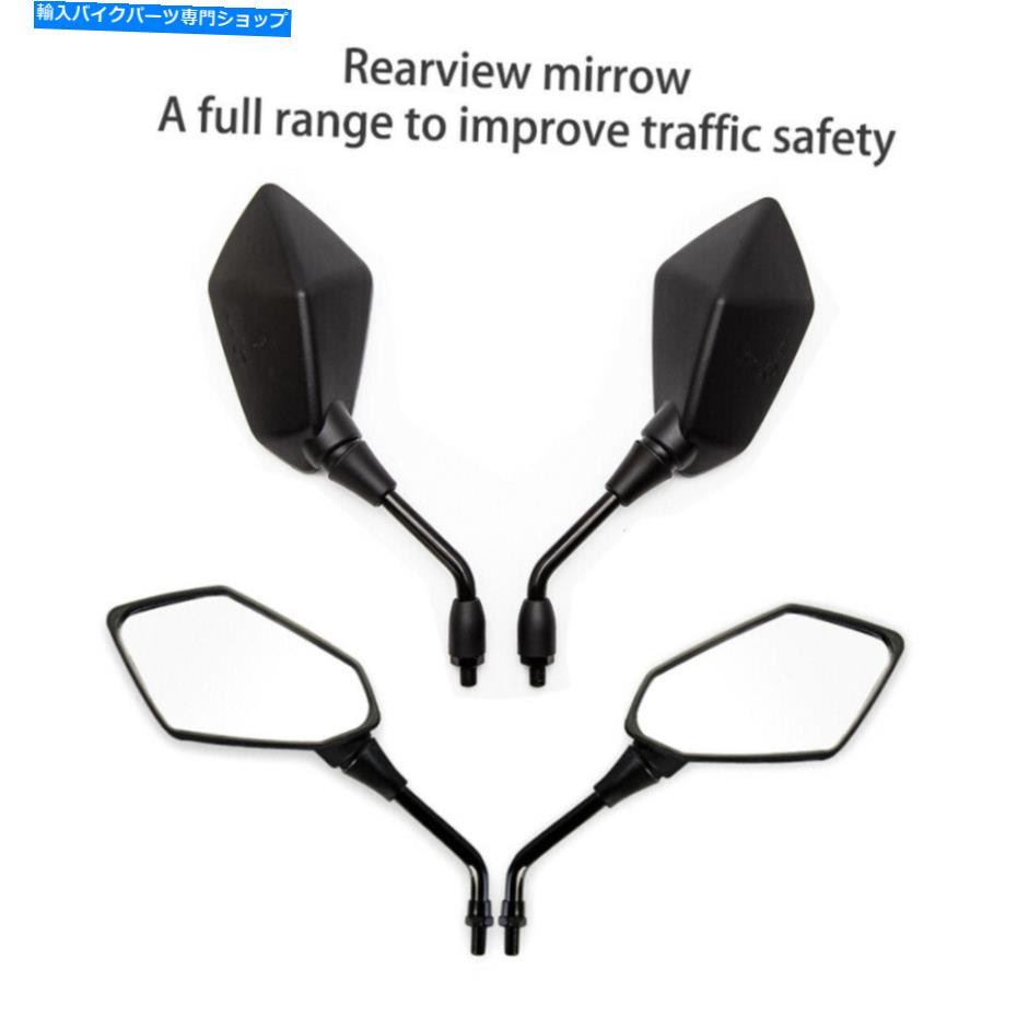 Mirror ジープ・ルランラーJK JL 2007-2018ドアオフヒンジロングステムバックサイドミラー For Jeep Wrangler JK JL 2007-2018 Door Off Hinge Long Stem Rearview Side Mirrors【並行輸入品】
