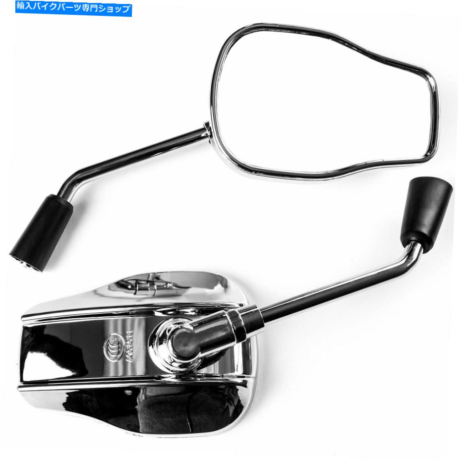 Mirror Chrome Universal Motorcycle Mirrors Cruiserスポーツバイクチョッパーリアビューミラー Chrome Universal Motorcycle Mirrors Cruiser Sport Bike Chopper Rear View Mirror【並行輸入品】