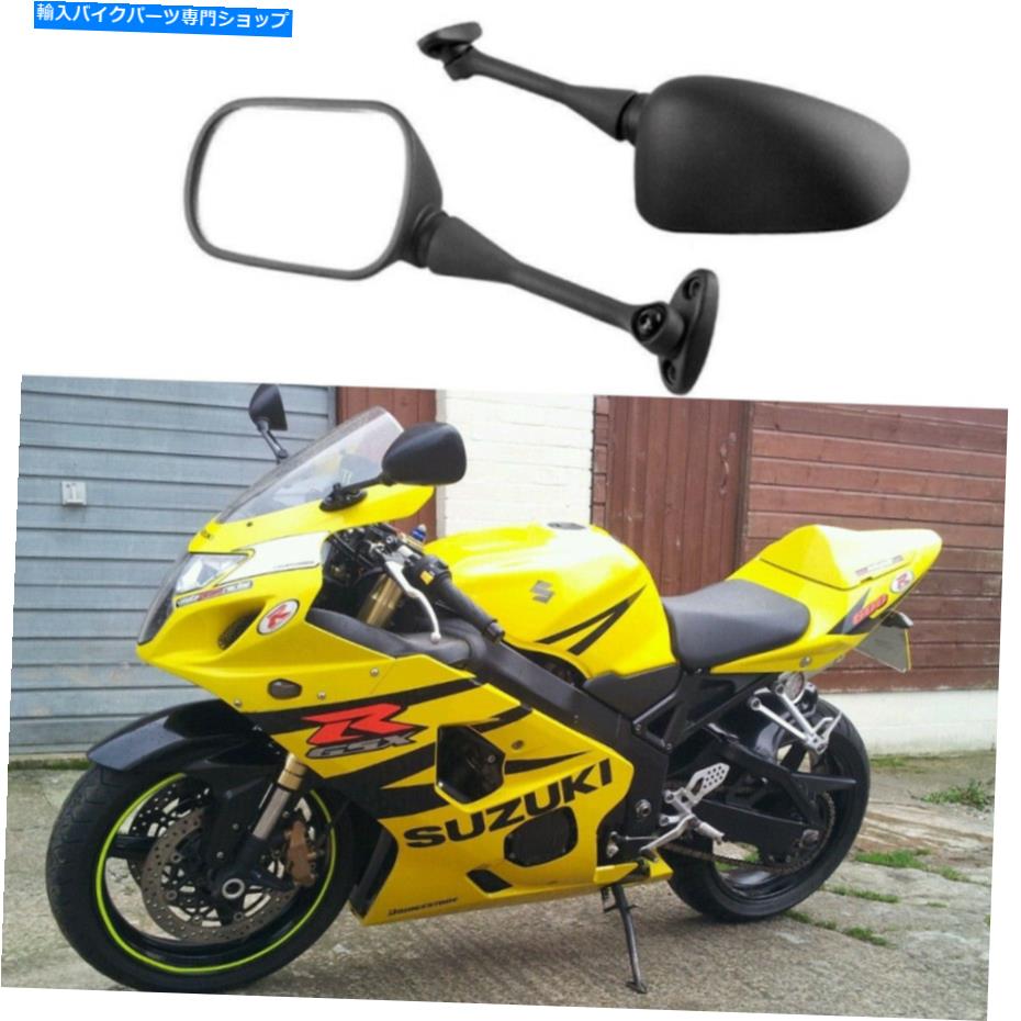 Mirror 1997年1998年1998年1999年2018年2018年鈴木GSXR600オートバイリアビューサイドミラー For 1997 1998 1999 2018 2019 Suzuki GSXR600 Motorcycle Rear View Side Mirrors US【並行輸入品】