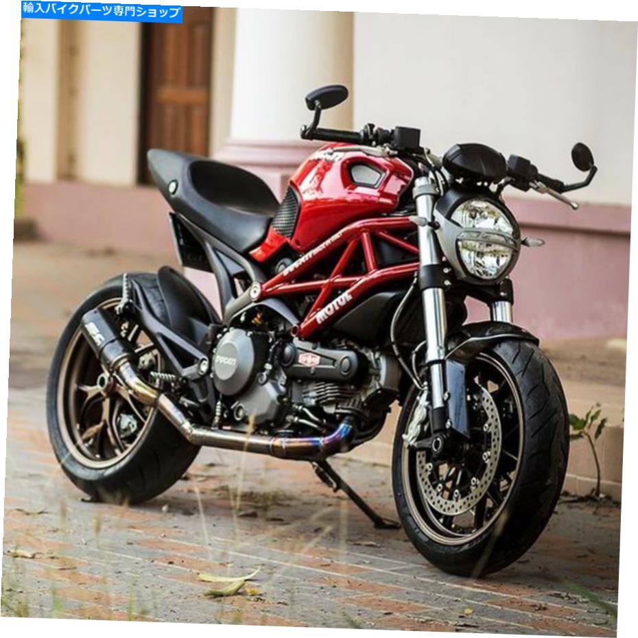 Mirror オートバイ7/8ドゥカティモンスターのためのハンドルバーエンドミラーS2R 1000/1100/1100 EVO MOTORCYCLE 7/8 HANDLE BAR END MIRROR For Ducati Monster S2R 1000 /1100 /1100 EVO【並行輸入品】