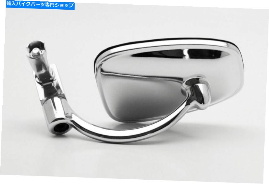 Mirror ミラーバーエンドコンチネンタルクロームユニバーサル - カスタムカフェレーサーボッベルチョッパー Mirror Bar End Continental Chrome Universal - Custom Cafe Racer Bobber Chopper【並行輸入品】|Us Custom Parts Shop USDM