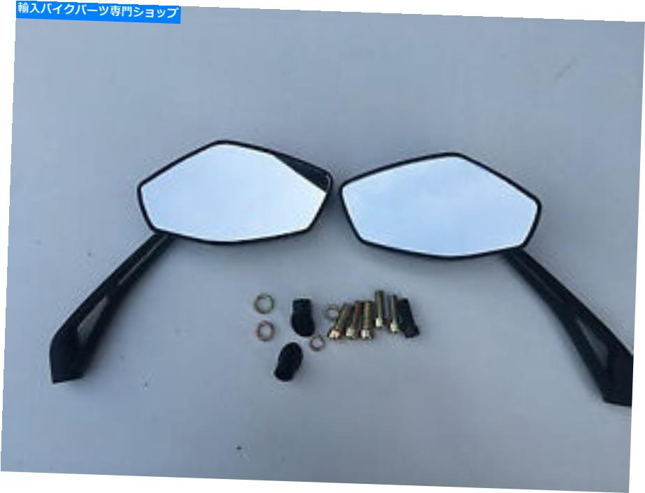 Mirror Honda CBR 125 CBR125すべての年10mm 1.25スポーツスタイルのためのeとマークされたペアミラー E MARKED PAIR MIRRORS For HONDA CBR 125 CBR125 ALL YEARS 10mm 1.25 SPORTS STYLE【並行輸入品】