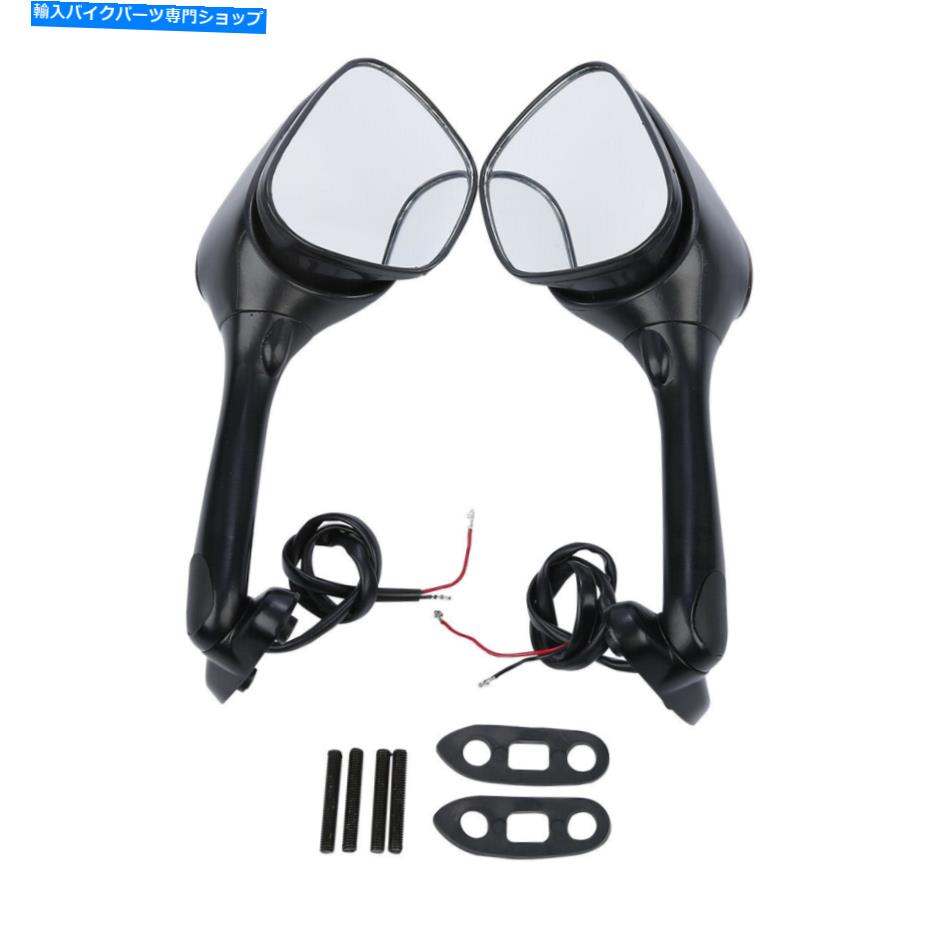 Mirror バックミラーターンシグナルスモークレンズフィット鈴木GSXR750 GSXR600 06-15 14 Rearview Mirrors Turn Signals Smoke Lens Fit For Suzuki GSXR750 GSXR600 06-15 14【並行輸入品】