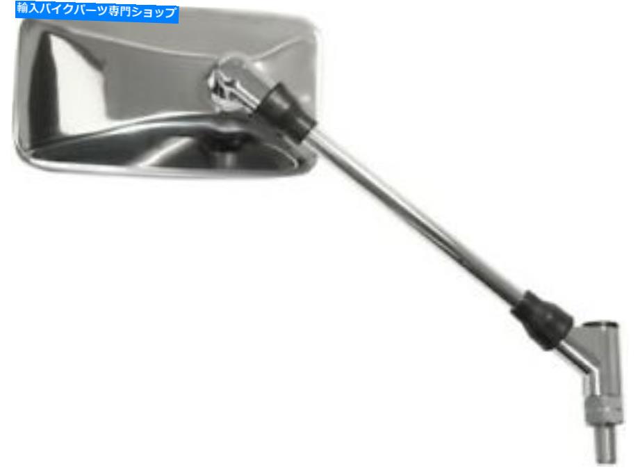 Mirror EMGO 220-80811ブラック右ハンドミラー2007-2015ヤマハXVS650 Vスターカスタム Emgo 220-80811 Black Right Hand Mirror 2007-2015 Yamaha XVS650 V-Star Custom【並行輸入品】