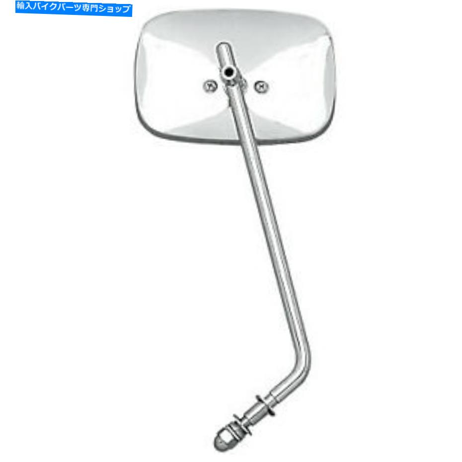 Mirror ドラッグスペシャリー普通鏡の低ライダーSTEM DS-302109 Drag Specialties Plain Mirror with Low Rider Stem DS-302109【並行輸入品】