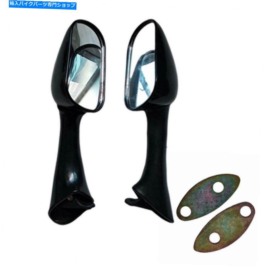Mirror ホンダCBR600 F2 91-94 CBR1000F 93-96 VFR750 94-97 VFR800のためのブラックL / Rミラー Black L/R Mirror for HONDA CBR600 F2 91--94 CBR1000F 93-96 VFR750 94-97 VFR800【並行輸入品】