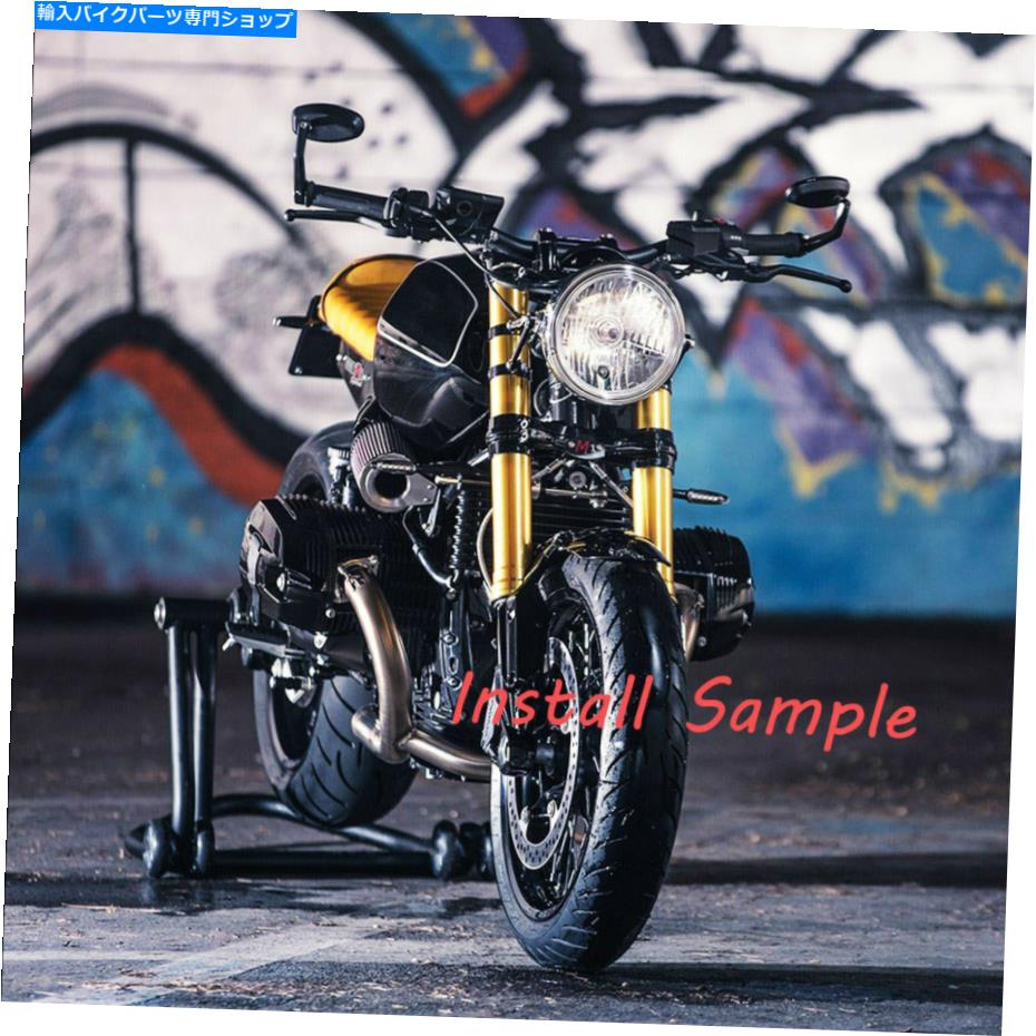 Mirror R 9つT純カスタムオートバイバイクバーエンドリサイブミラー7/8 \