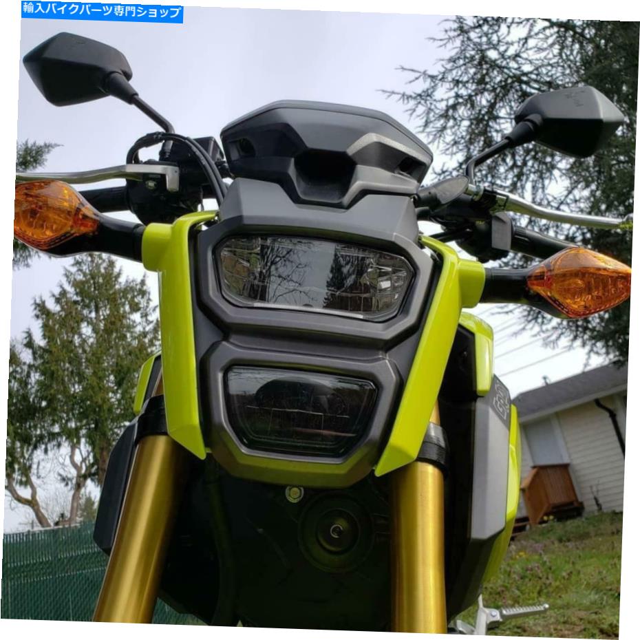 Mirror 2014年2015年2015年2019年2019年2019年2019年ホンダGrom 125オートバイリサイブサイドミラー10mm For 2014 2015 2018 2019 Honda Grom 125 Motorcycle Rearview Side Mirrors 10mm A【並行輸入品】