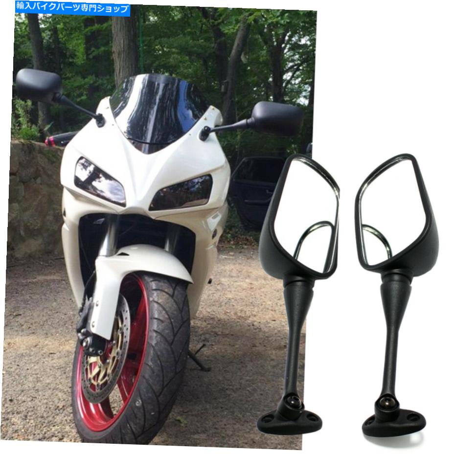 Mirror スズキGSXR600 GSXR750ホンダCBRスポーツバイク Motorcycle Rearview Mirrors For Suzuki GSXR600 GSXR750 Honda CBR Sports Bikes US【並行輸入品】