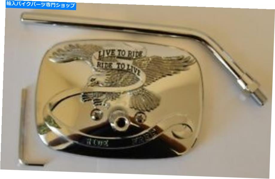 Mirror ライドミラーにライブミラー1mmマウントクローム左サイド20-31755A Live to ride Mirror Univr 10MM mount chrome Left side 20-31755A【並行輸入品】