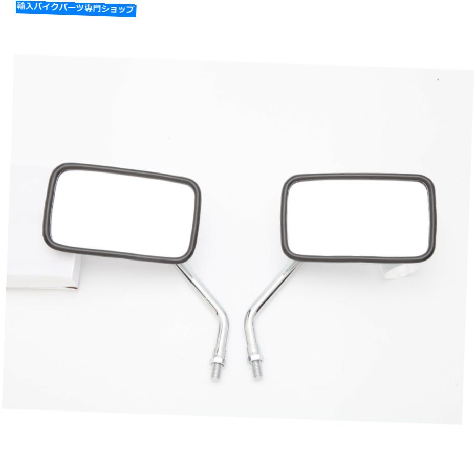 Mirror 2007年2008年ホンダ逆転250 10mmオートバイ長方形のリサイブサイドミラー For 2007 2008 Honda Rebel 250 10mm Motorcycle Rectangular Rearview Side Mirrors【並行輸入品】 26,332円