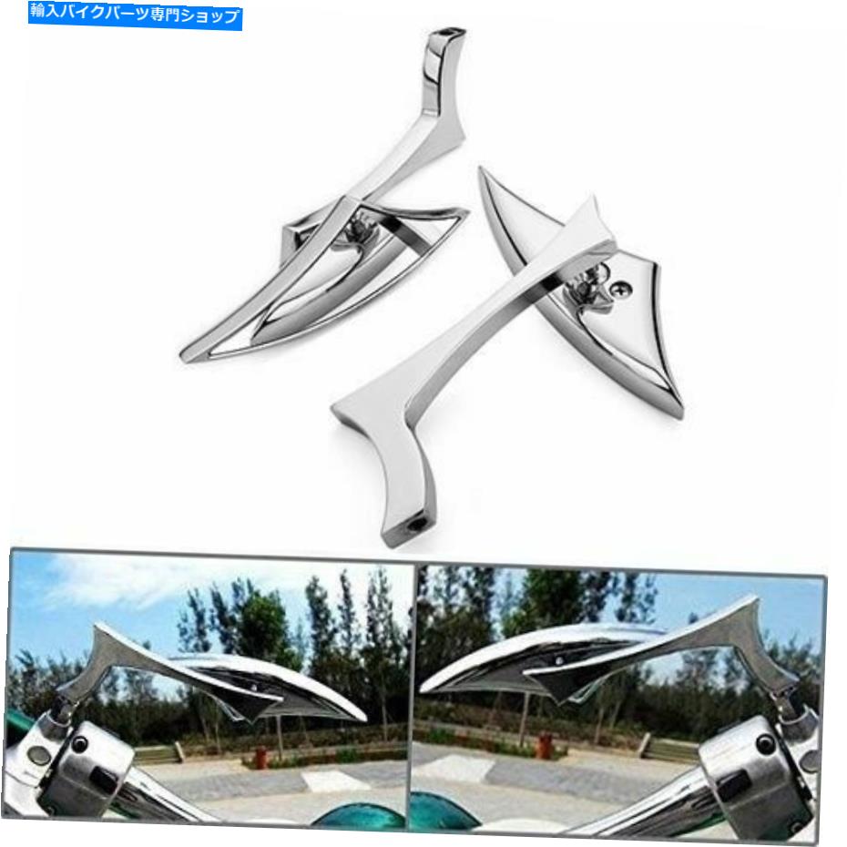 Mirror ハーレーオートバイクルーザーチョッパーXL 883のためのクロムスピアカスタムミラー Chrome Spear Custom Mirror For Harley Motorcycle Cruiser Chopper XL 883 Custom【並行輸入品】｜Us Custom Parts Shop USDM 28,087円