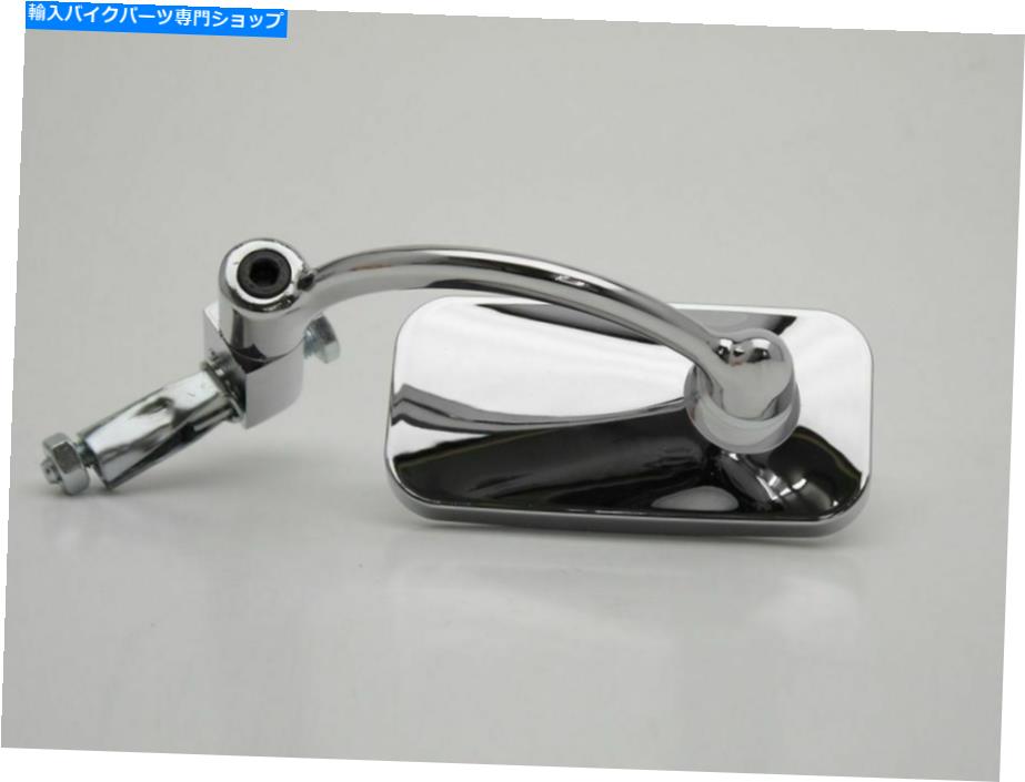 Mirror ミラーバーエンド長方形クロム、スーツビンテージカスタムカフェレーサーボバートラッカー Mirror Bar End Rectangular Chrome, Suit Vintage Custom Cafe Racer Bobber Tracker【並行輸入品】|Us Custom Parts Shop USDM