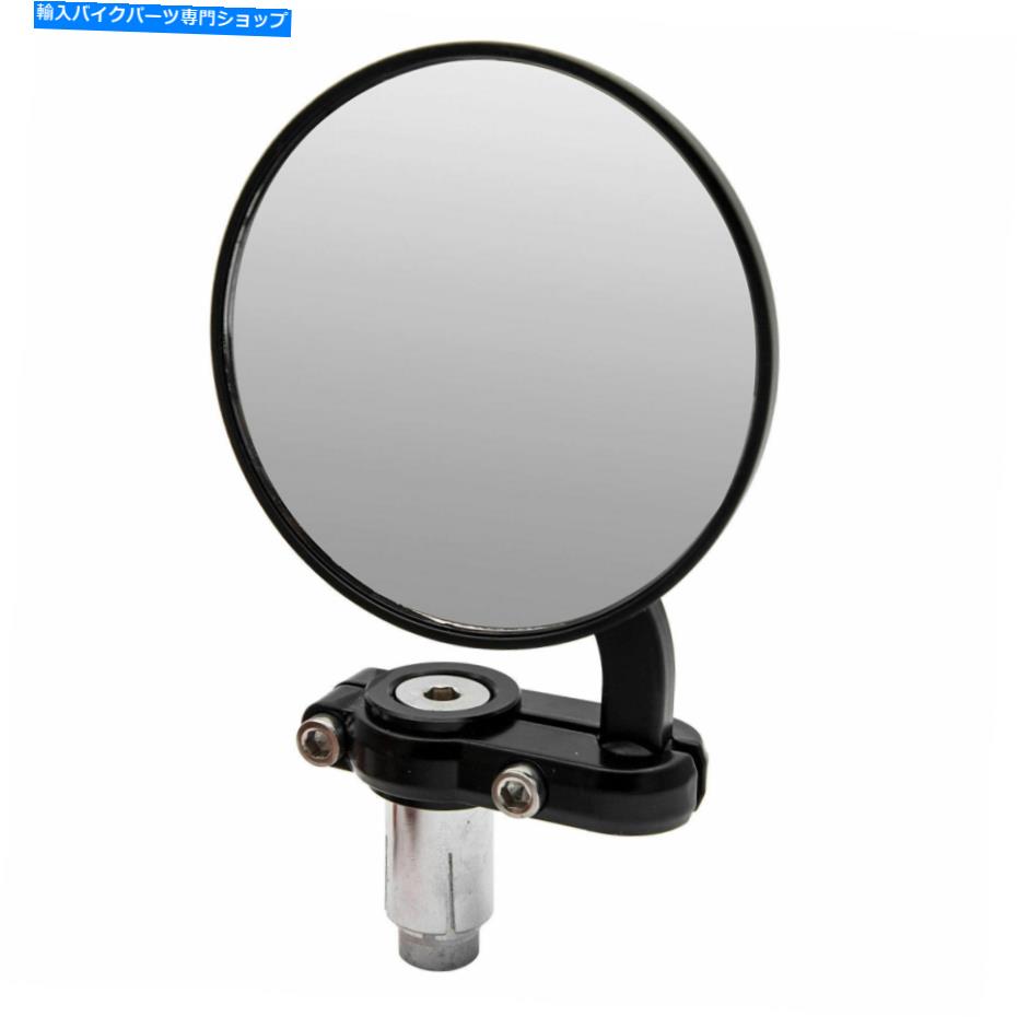 Mirror 2倍オートバイサイドリアビューミラーハンドエンドハンドルバーミラーブラックフォルダベニュー 2x Motorcycle Side Rear View Mirror Hand End Handlebar Mirror Black Foldabe new【並行輸入品】