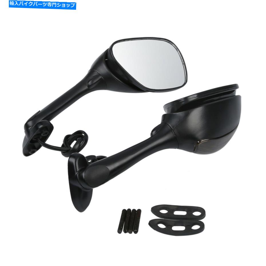 Mirror 鈴木GSXR 1000 05-15 600 750 06-15のバックミラーW /ターン信号フィット Rearview Mirrors w/ Turn Signal Fits For Suzuki GSXR 1000 05-15 600 750 06-15【並行輸入品】