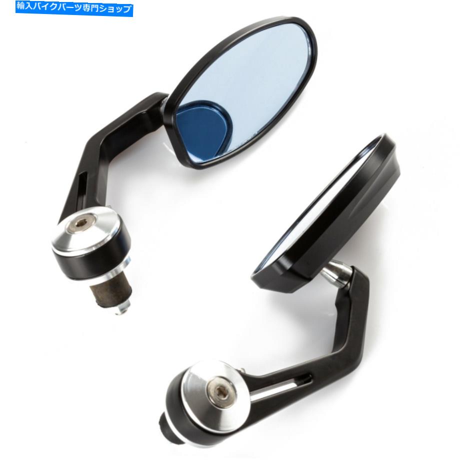 Mirror 22mmハンドルバーメタルオートバイミラーバックミラーオーバルシルバー 22mm Handlebar Metal Motorcycle Mirror Rearview Mirror Oval Silver【並行輸入品】