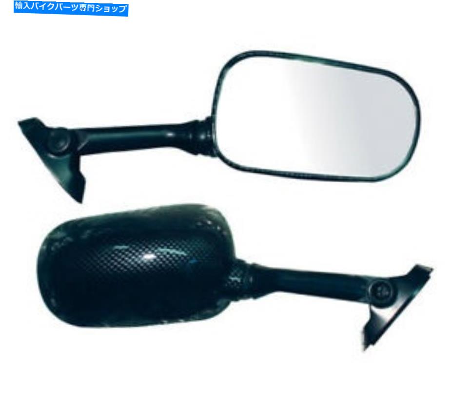 Mirror スズキミラーGSXR600 02-03 / GSXR750 02-03 / GSXR1000 01-02カーボン左 SUZUKI MIRROR GSXR600 02-03 / GSXR750 02-03 / GSXR1000 01-02 CARBON LEFT【並行輸入品】