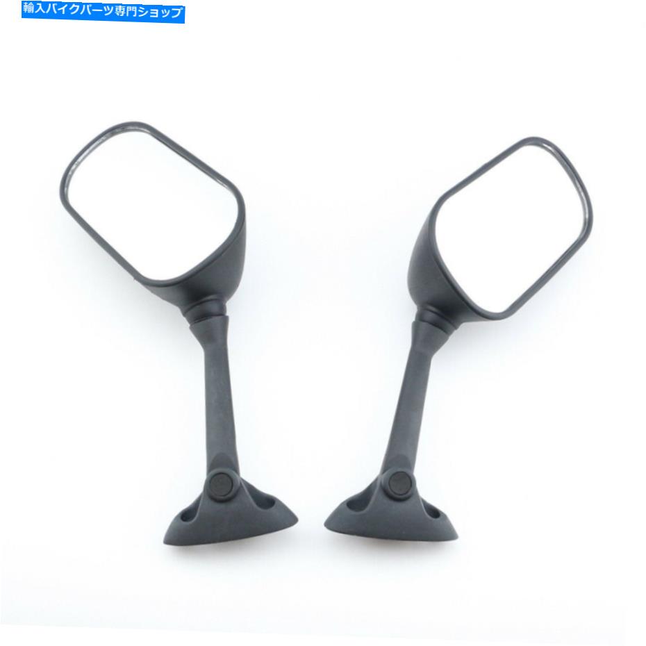 Mirror スズキGSXR600 / 750 2004-2005ブラックのためのオートバイのバックビューサイドミラー Motorcycle Rearview Side Mirrors For Suzuki GSXR600/750 2004-2005 Black【並行輸入品】