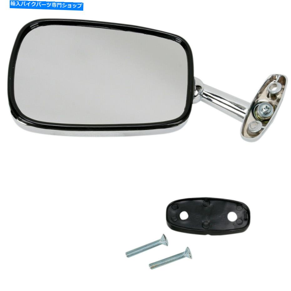 Mirror Emgo Silver Left Mirror 20-87002 Honda GL 1100 I Goldwing Interstate US 1980-81 Emgo Silver Left Mirror 20-87002 Honda GL 1100 I Goldwing Interstate US 1980-81【並行輸入品】