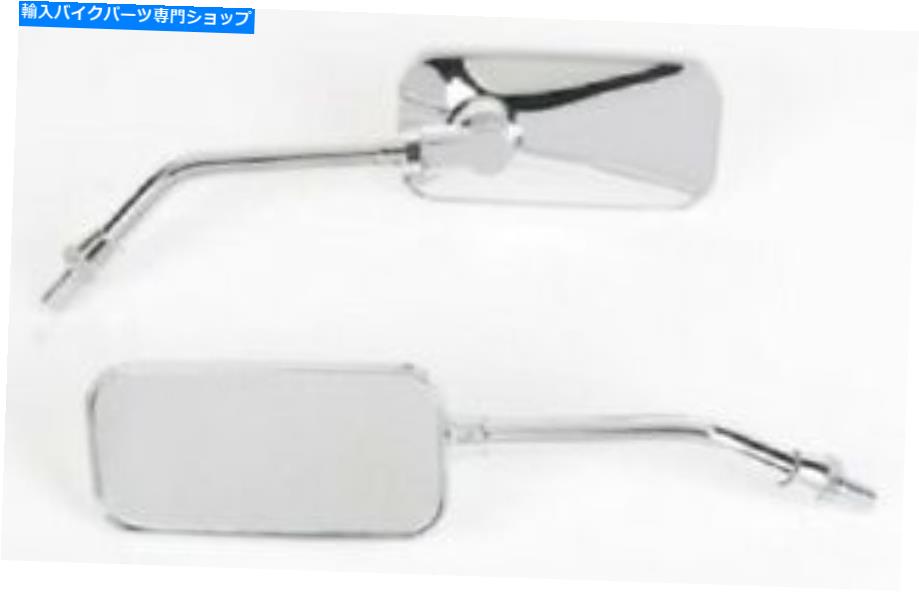 Mirror オートバイミラー（ペア）クロームホン/ kaw /スズエルチコチョッパースタイル10mm新品 Motorcycle Mirrors (pair) Chrome Hon/Kaw/Suz El Chico Chopper Style 10MM New【並行輸入品】