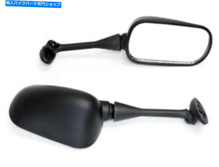 Mirror ペアホンダCBR 600 RR / 1000RR黒在庫新しいスタイルレーシングミラー（2003-2012） Pair Honda CBR 600 RR / 1000RR Black Stock New Style Racing Mirrors (2003-2012)【並行輸入品】