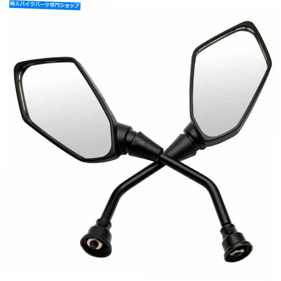 Mirror 1ペアハンドルバーミラーブラックカスタム8MMSTYLEバックオートバイバイク 1 pair Handlebar Mirrors Black Custom 8mmStyle Rearview Motorcycle Motorbike【並行輸入品】