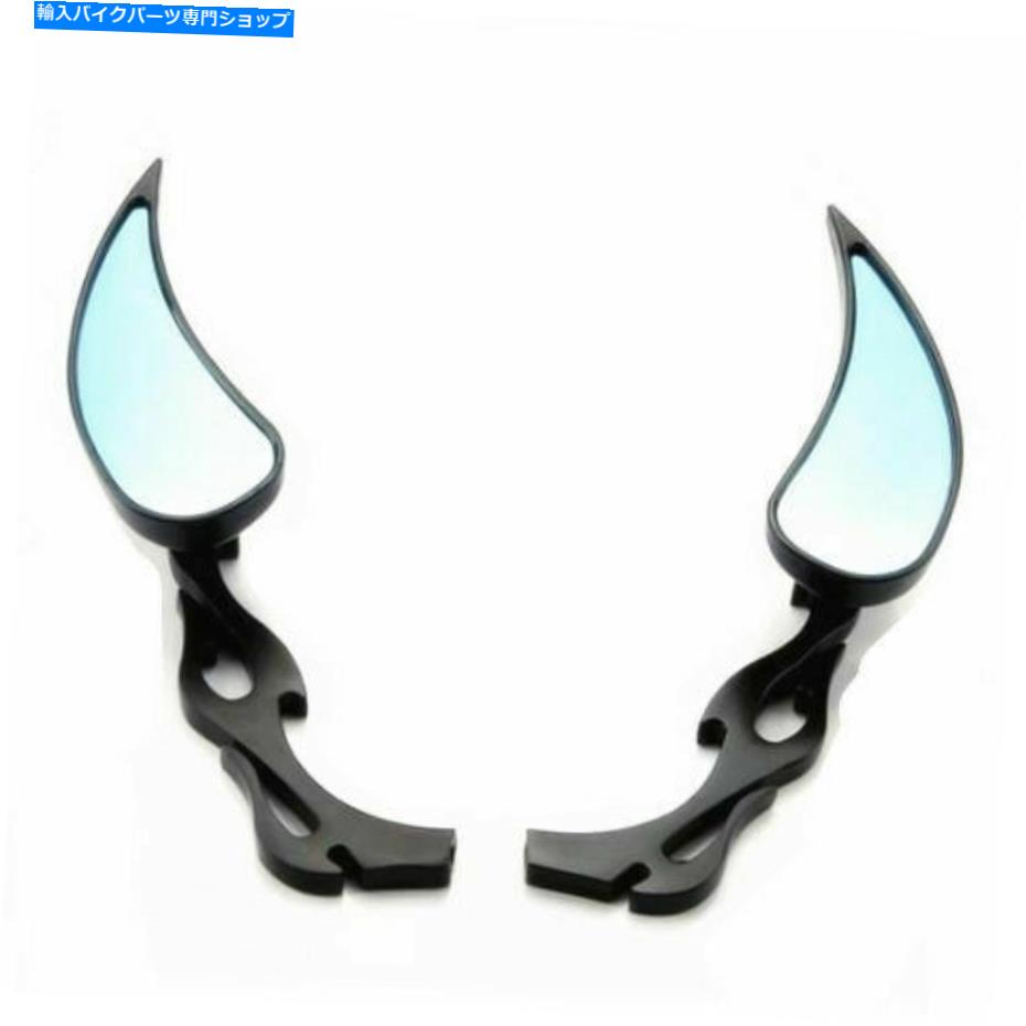Mirror ユニバーサルブレードオートバイリアビューサイドミラー8mm 10mmカフェレーサーオールドスクール Universal Blade Motorcycle Rearview Side Mirrors 8MM 10MM Cafe Racer Old School【並行輸入品】