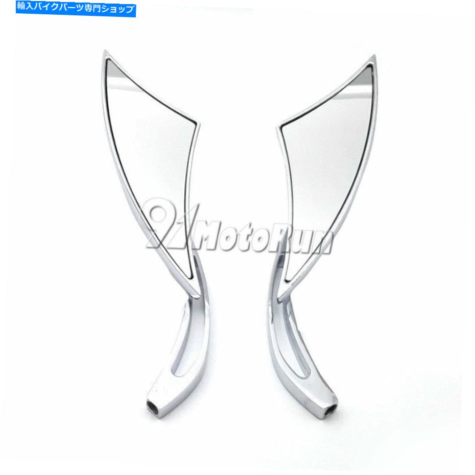 Mirror Honda VTX 1300 C R S S Retro VT750 VT1100 CRUISER用クロームリアビューミラー Chrome Rearview Mirrors For Honda VTX 1300 C R S RETRO VT750 VT1100 Cruiser【並行輸入品】