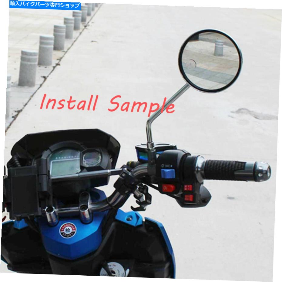 Mirror Honda Shadow Spirit 750 2007 2005年10mmオートバイスクーターバックミラー For Honda Shadow Spirit 750 2007 2005 10mm Motorcycle Scooter Rearview Mirror【並行輸入品】