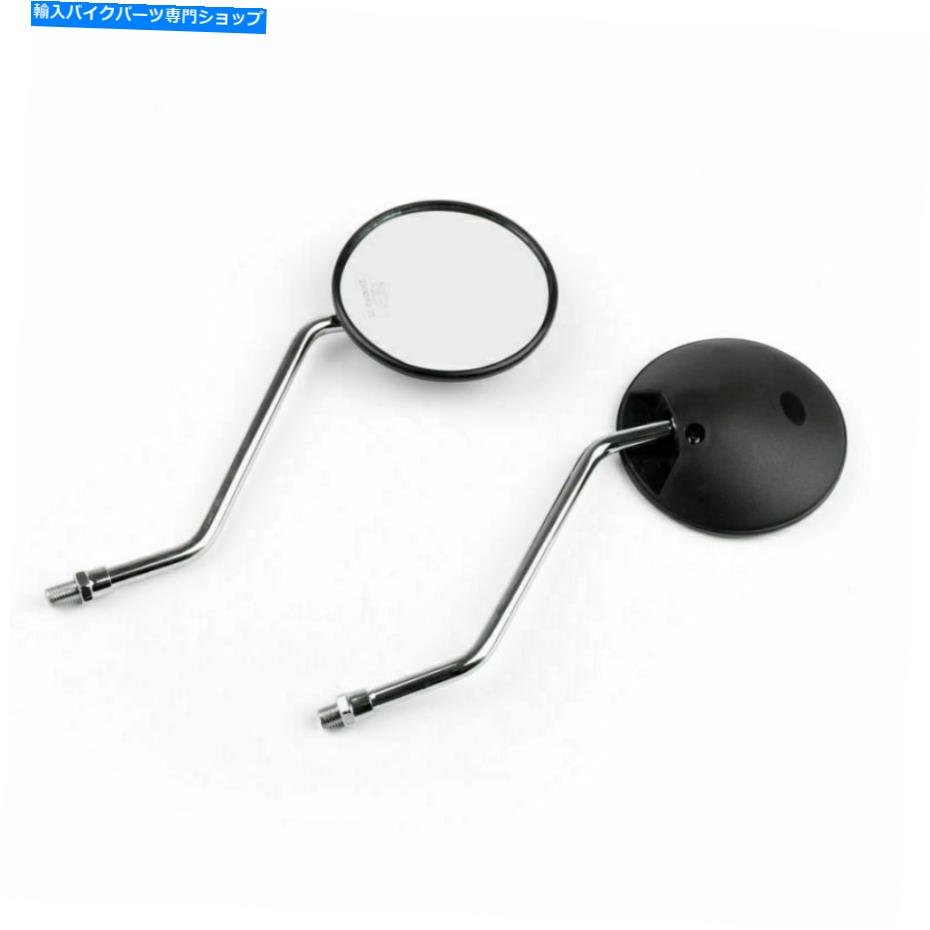 Mirror 10mmブラックリアサイドビューミラーフィットホンダXR250 XR400 XR600 TLR200 XL100 TC 10mm Black Rear Side View Mirrors Fit Honda XR250 XR400 XR600 TLR200 XL100 TC【並行輸入品】