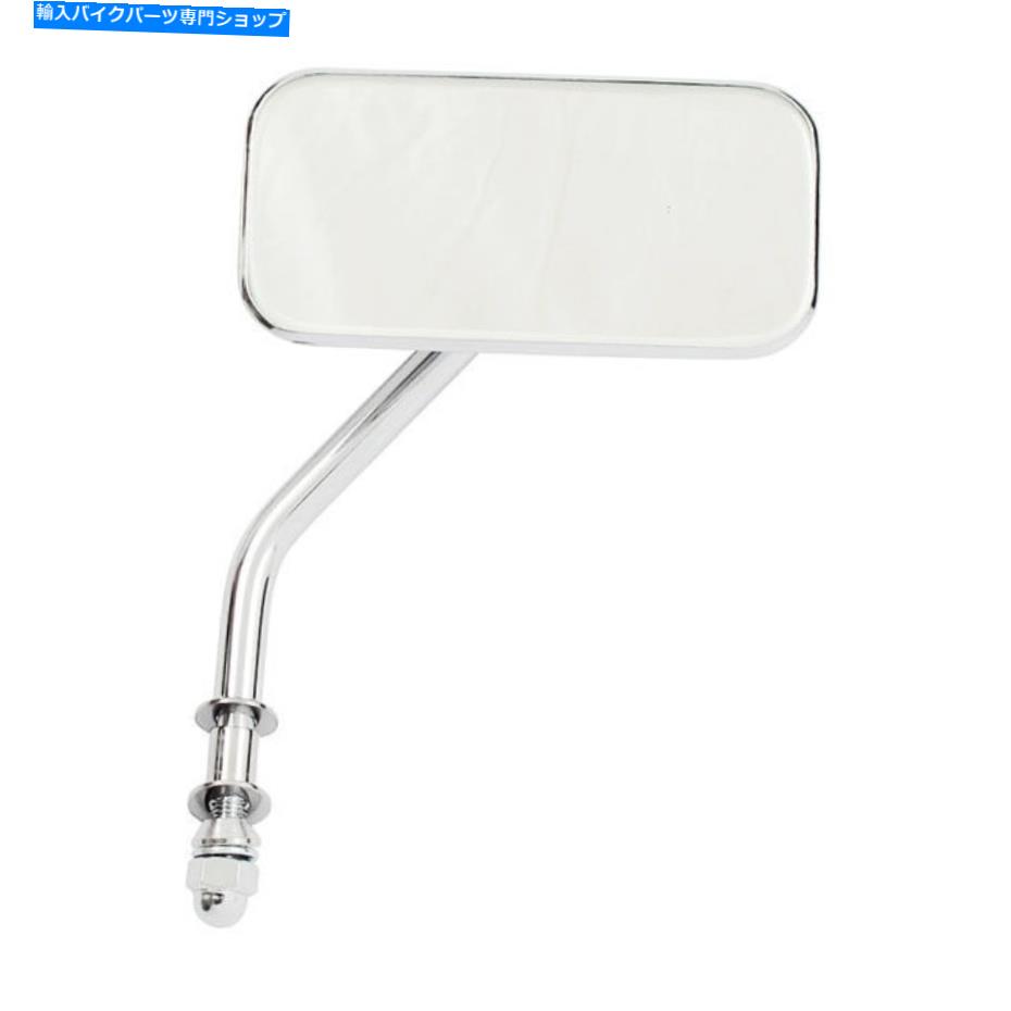 Mirror ミラースクエアスモール、半袖、ダイキャスト、クロム、ハーレー - Davidson Mirror Square Small, short Sleeve, Diecast, Chrome, for Harley - Davidson【並行輸入品】