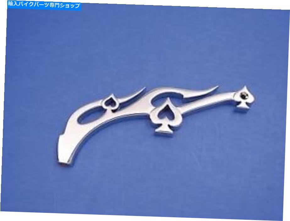Mirror 3スペードクロームビレットミラーステムハーレー - ダビッドソンV-Twin 34-0871 3 Spades Chrome Billet Mirror Stem For Harley-Davidson V-Twin 34-0871【並行輸入品】