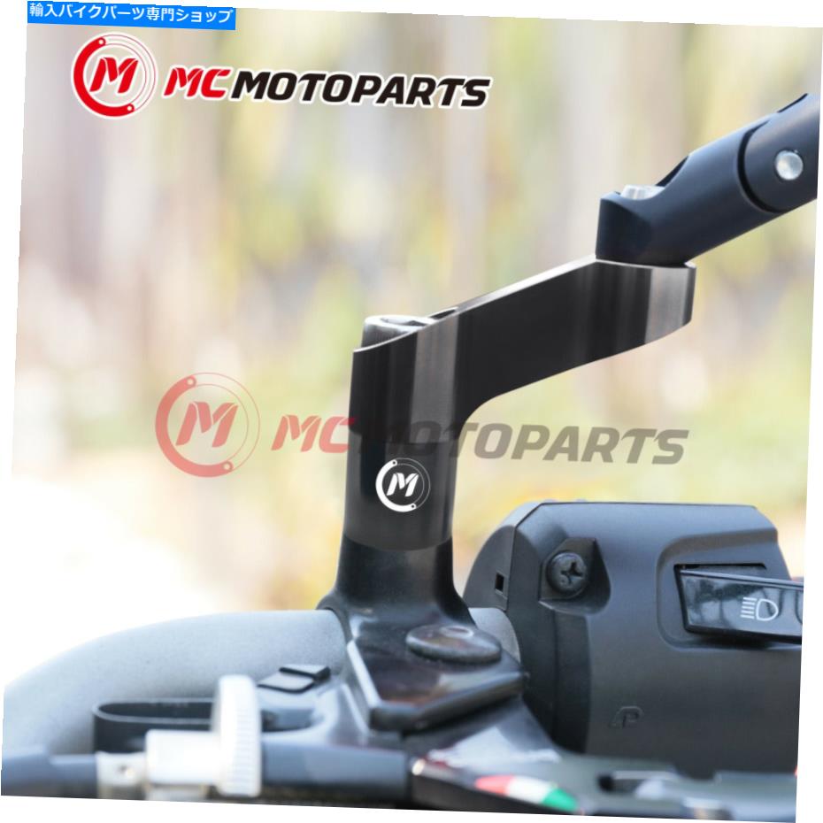 Mirror Tiger 800 XCX 2015-17 16 -MC用CNC UpviewミラーライザーアダプタエクステンダM10 CNC UPVIEW Mirror Riser Adapter Extenders M10 For Tiger 800 XCX 2015-17 16 -MC【並行輸入品】