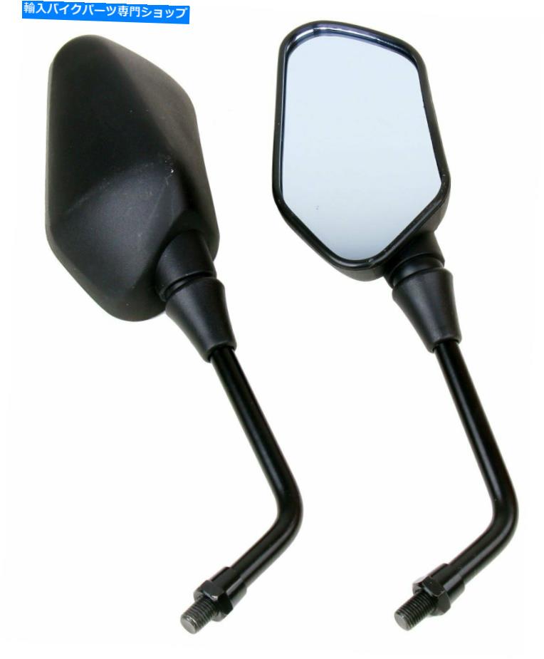 Mirror ゼロS DS FX SR X DSR FXS XU用の黒リアビューミラー Black Rear View Mirrors for Zero S DS FX SR X DSR FXS XU【並行輸入品】