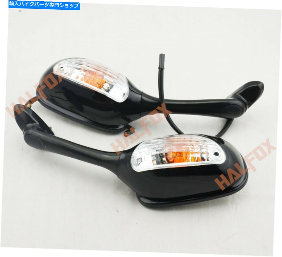 Mirror 鈴木GSXR 600/750 2006-2017 GSXR 1000 2005-2017のためのLEDターンリアビューミラー LED Turn Rear View Mirrors for Suzuki GSXR 600/750 2006-2017 GSXR 1000 2005-2017【並行輸入品】