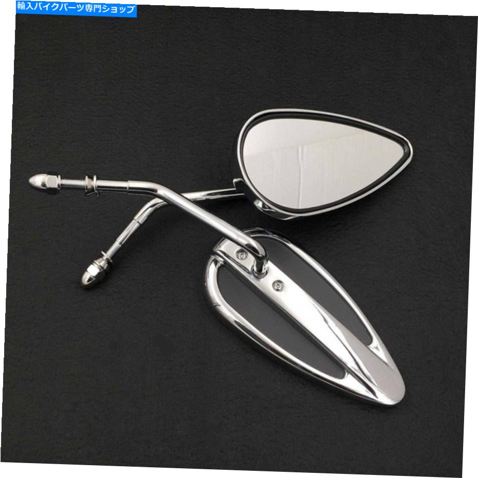 Mirror Harley Sportster Low Glide FXRS FXRT SOFTAILオートバイCHR Teardrop Mirrors For Harley Sportster Low Glide Fxrs Fxrt Softail Motorcycle Chr【並行輸入品】