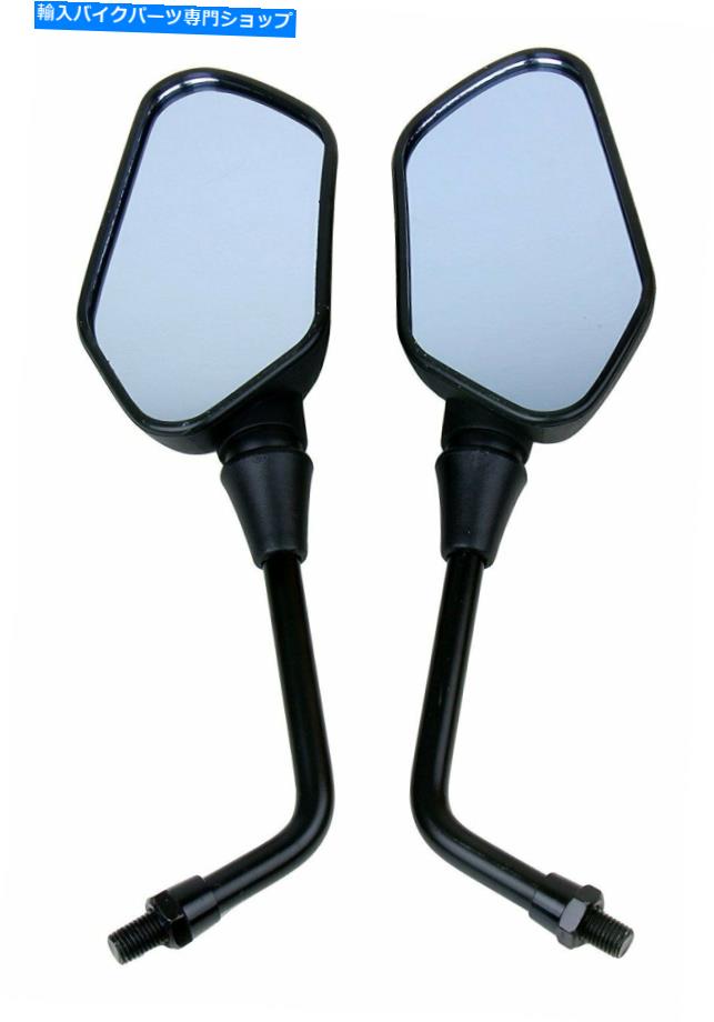 Mirror ヤマハスクーターズマVino X-Max用ブラックリアビューミラー Black Rear View Mirrors for Yamaha Scooter Zuma Vino X-max【並行輸入品】