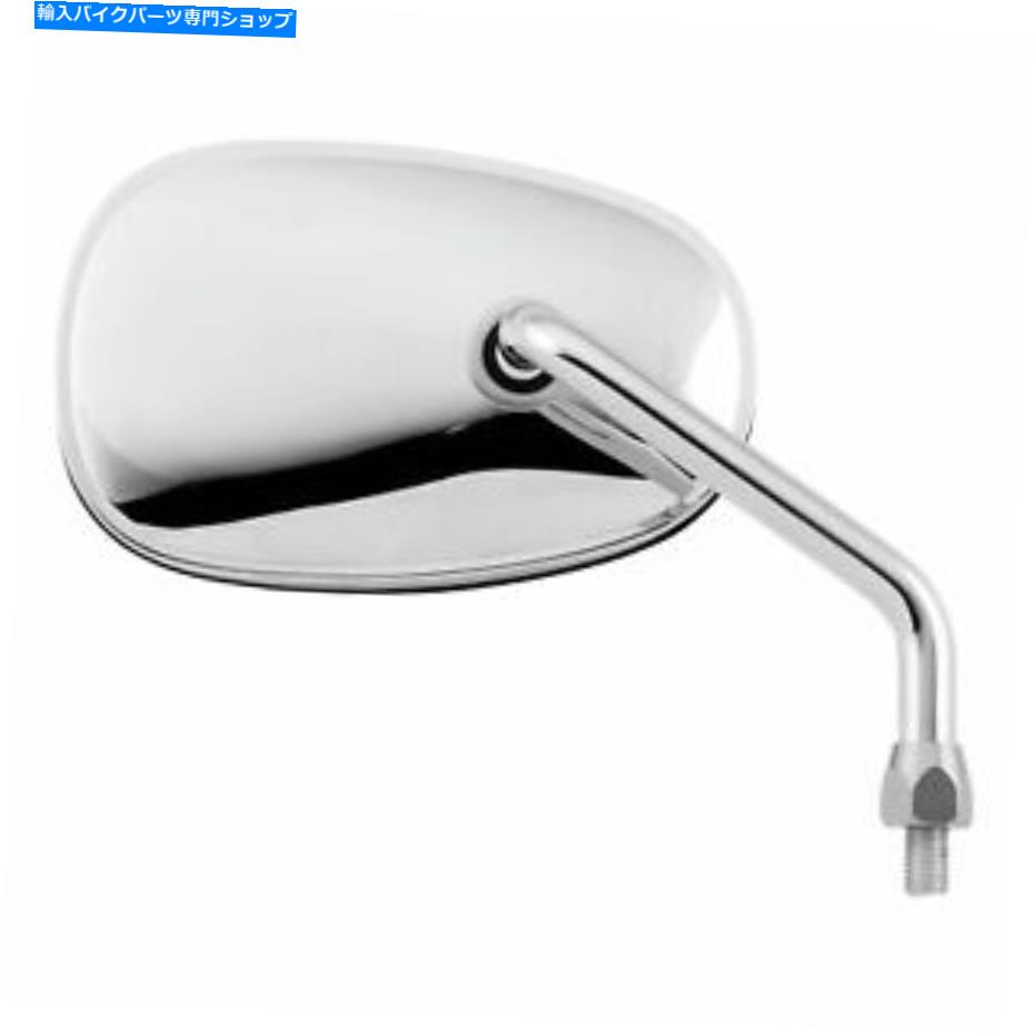 Mirror Bikemaster - FK-166RH - OEM交換用ミラー、右 - クロム BikeMaster - FK-166RH - OEM Replacement Mirror, Right - Chrome【並行輸入品】