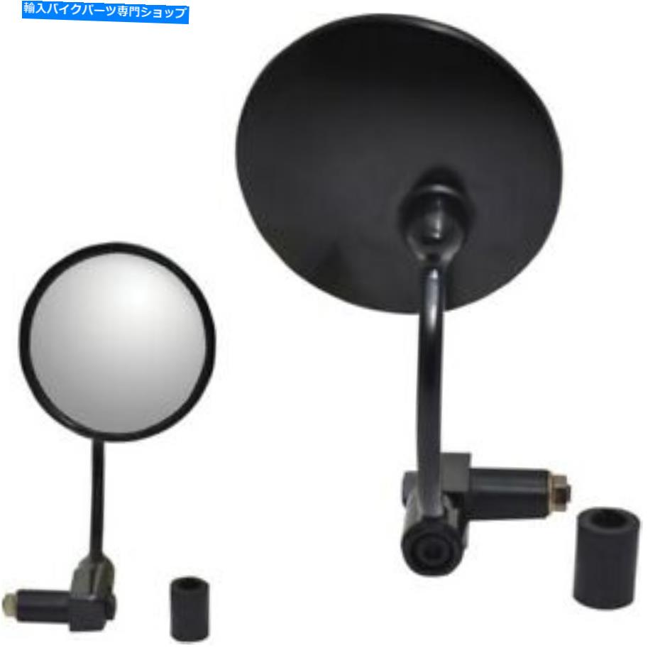 Mirror 部品無制限のバーエンドラウンドミラーブラック Parts Unlimited Bar End Round Mirror Black【並行輸入品】 26,332円