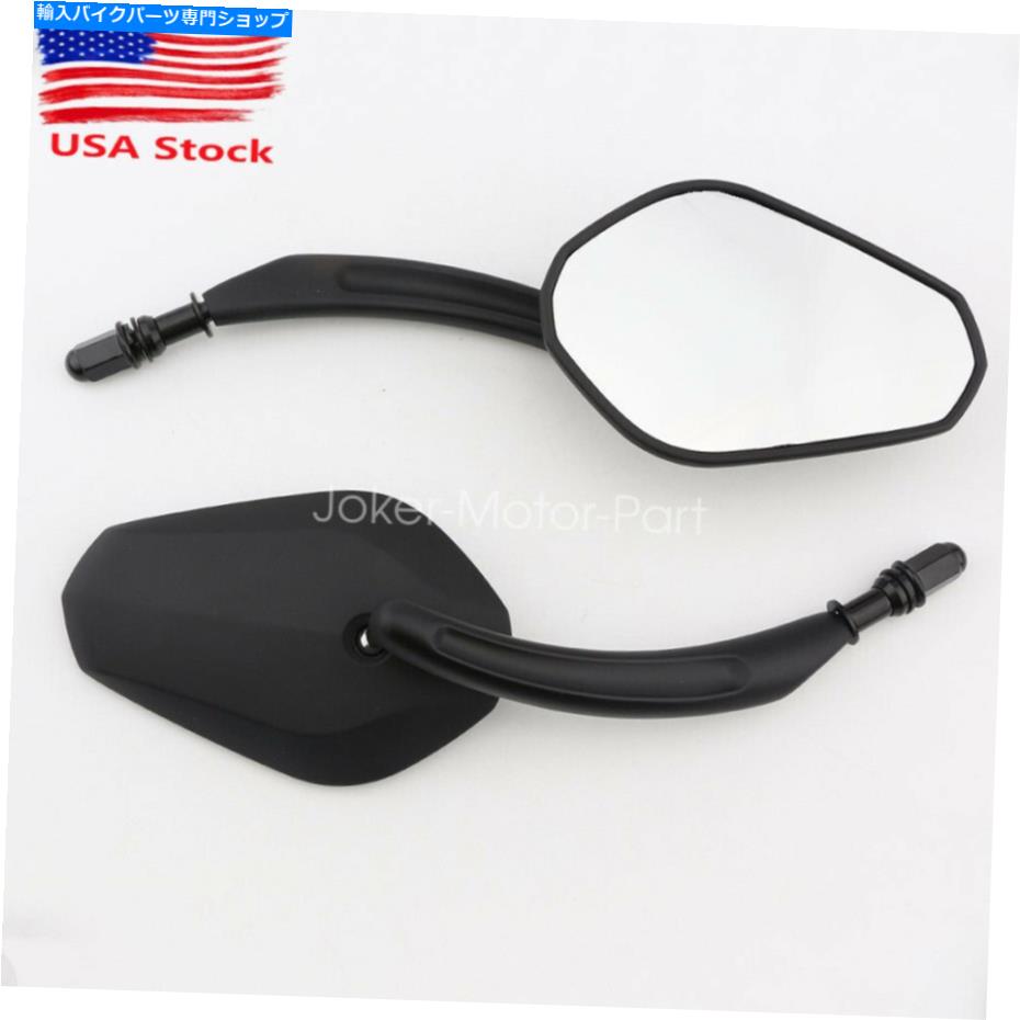 Mirror Harley-Davidson Road Street Glide Touring米国のブラックアルミ製バックミラー Black Aluminum Rearview Mirrors for Harley-Davidson Road Street Glide Touring US【並行輸入品】