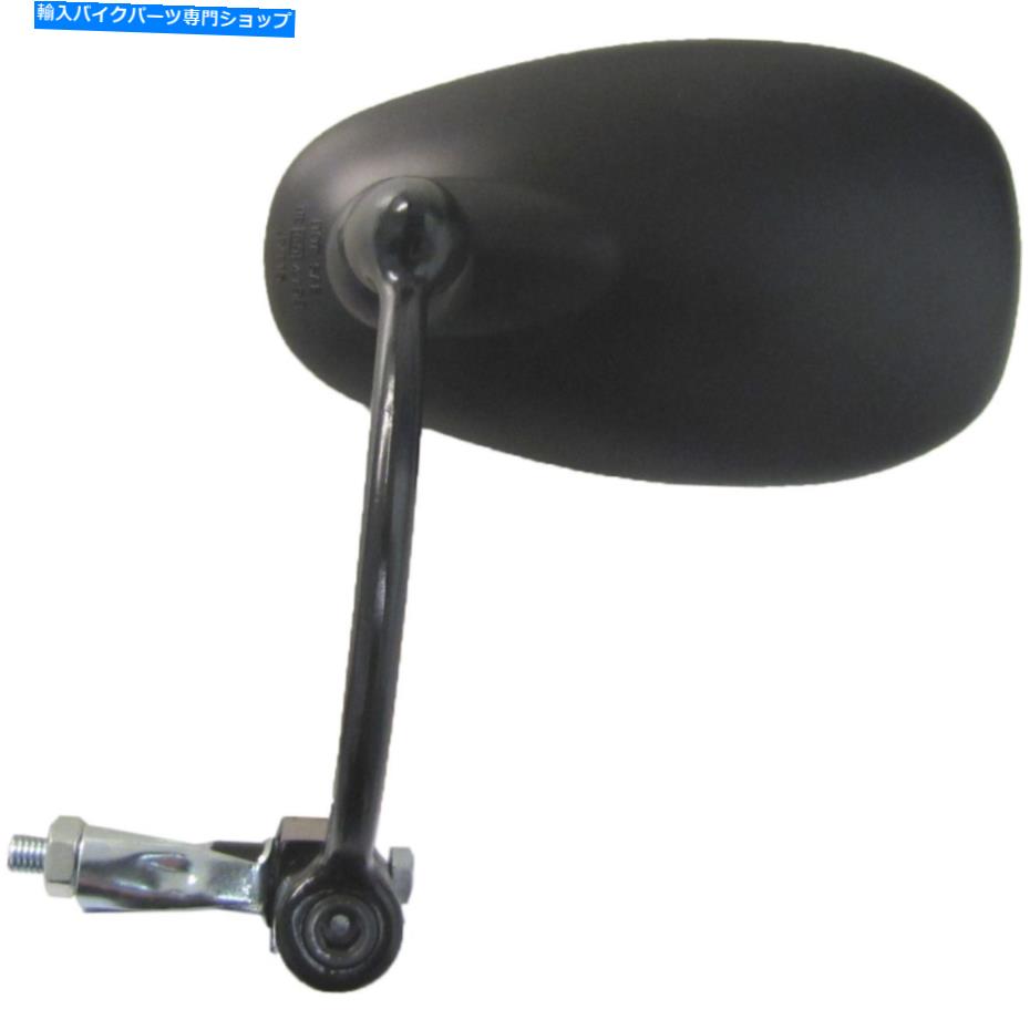 Mirror ミラーブラック矩形左右のバーエンドタイプ（Eマーク付き Mirror Black Rectangle Left or Right Bar End Type (E-Marked【並行輸入品】