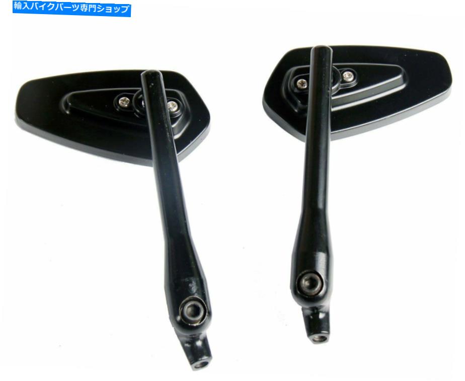 Mirror ヤマハスクーターズマVino X-Maxのための黒いCNC arrow小さな背面図の鏡 Black CNC Arrow Small Rear View Mirrors for Yamaha Scooter Zuma Vino X-max【並行輸入品】